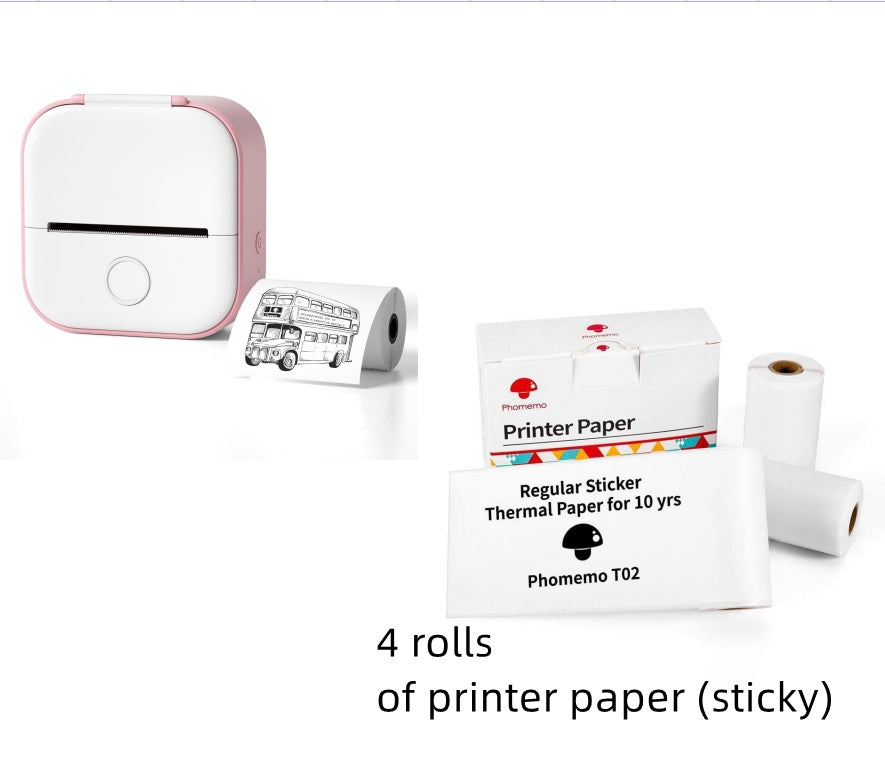 Mini Bluetooth Thermal Label/Photo Printer