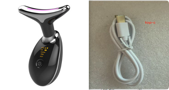 EMS Microcurrent Neck Massager for Lifting and Wrinkle Reduction