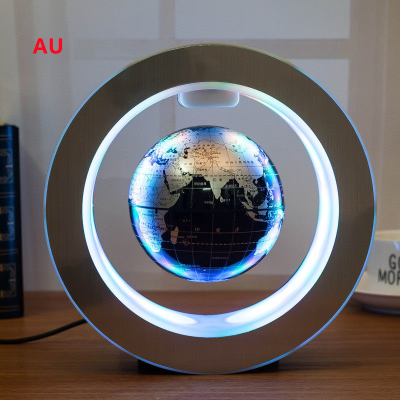 Floating Magnetic Levitation LED World Map Globe - Anti-Gravity Decor