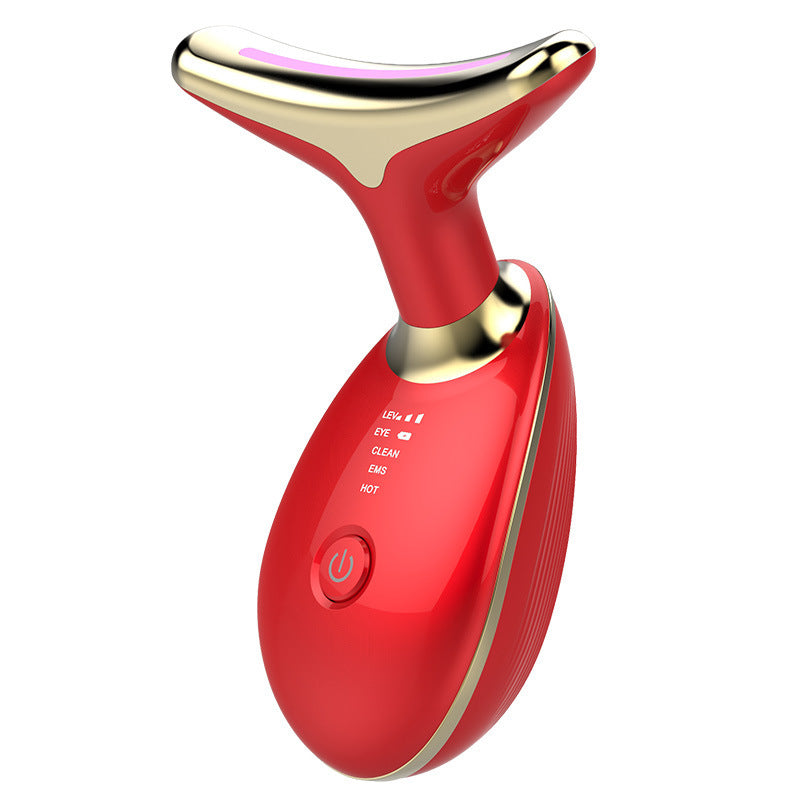EMS Microcurrent Neck Massager for Lifting and Wrinkle Reduction