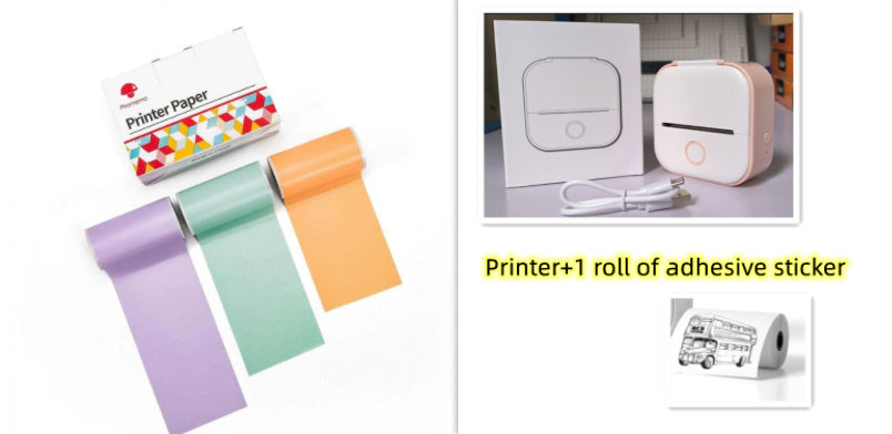 Mini Bluetooth Thermal Label/Photo Printer