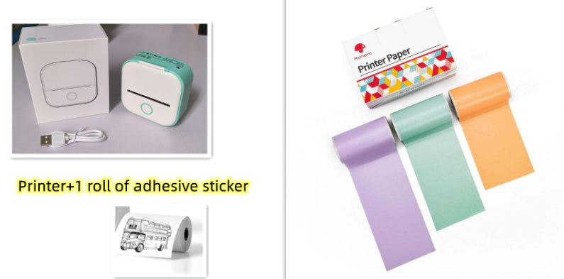 Mini Bluetooth Thermal Label/Photo Printer