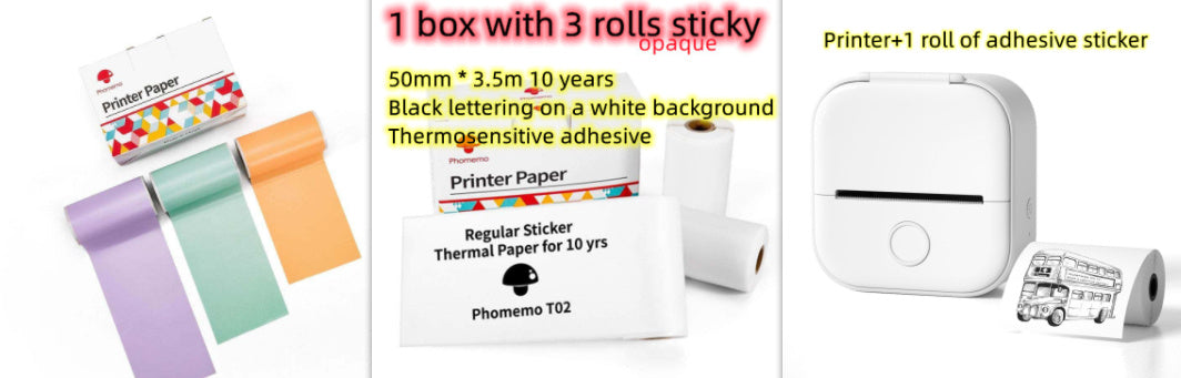 Mini Bluetooth Thermal Label/Photo Printer