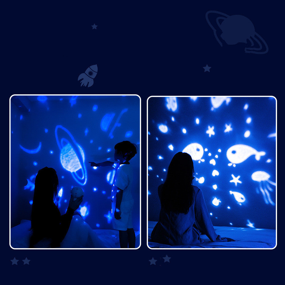 Galaxy Star Projector – Astronaut Night Light Lamp, Starry Sky Projection for Kids & Baby Room Decor Gift