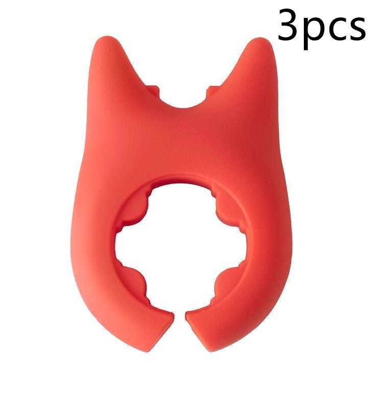 Silicone Anti-overflow Spoon Holder & Spatula Rest with Anti-scalding Clip
