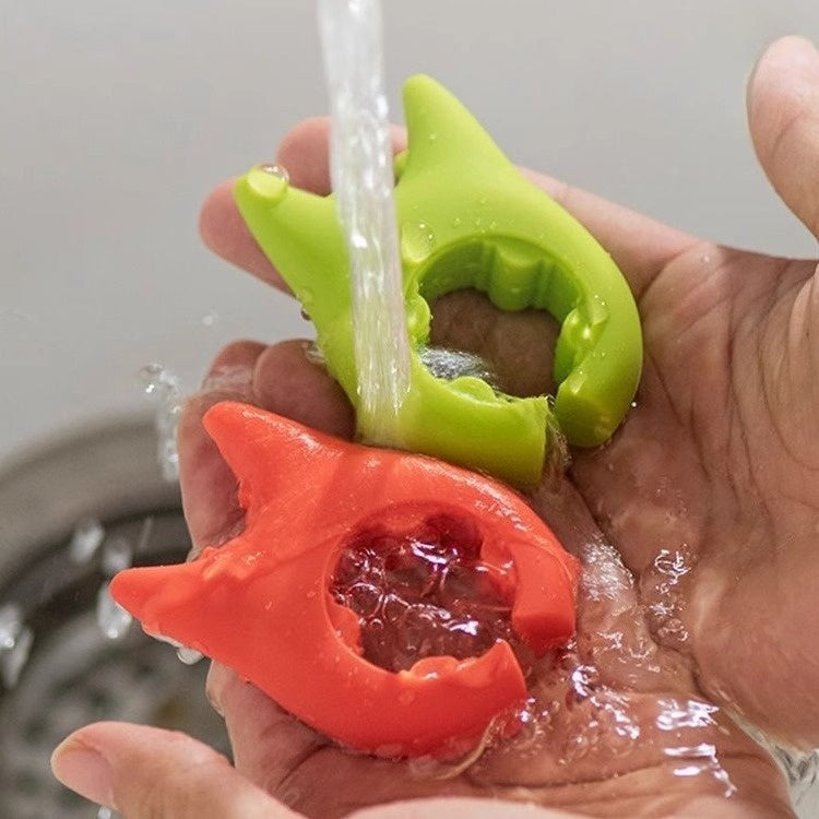 Silicone Anti-overflow Spoon Holder & Spatula Rest with Anti-scalding Clip