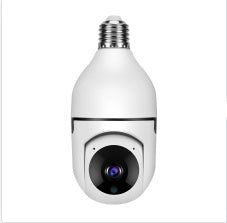 1080P WiFi Bulb Camera with 4X Zoom, E27 Socket, 5GHz WiFi Home Security.
