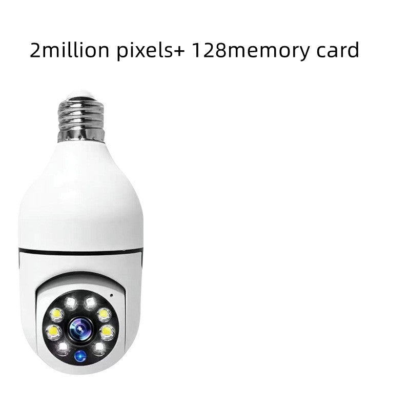 1080P WiFi Bulb Camera with 4X Zoom, E27 Socket, 5GHz WiFi Home Security.