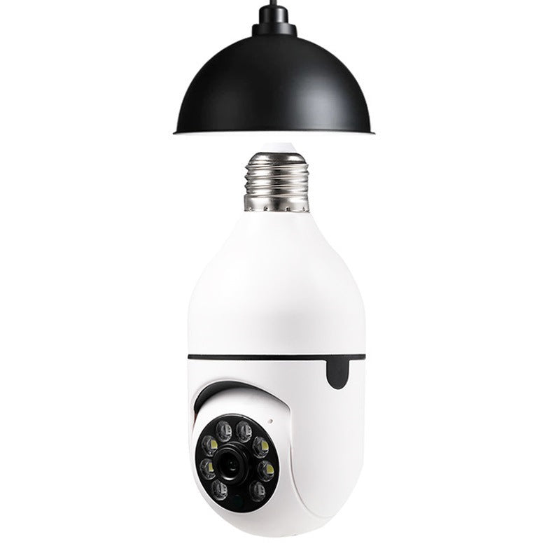 1080P WiFi Bulb Camera with 4X Zoom, E27 Socket, 5GHz WiFi Home Security.