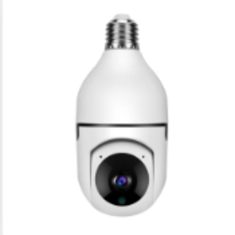 1080P WiFi Bulb Camera with 4X Zoom, E27 Socket, 5GHz WiFi Home Security.
