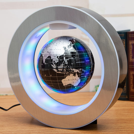 Floating Magnetic Levitation LED World Map Globe - Anti-Gravity Decor