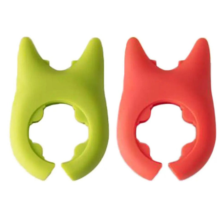 Silicone Anti-overflow Spoon Holder & Spatula Rest with Anti-scalding Clip