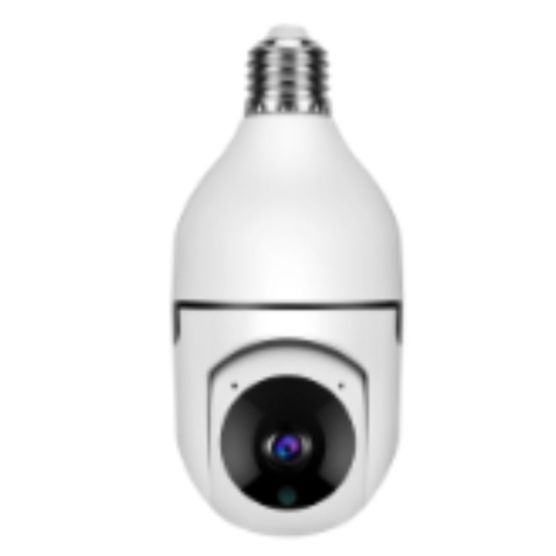 1080P WiFi Bulb Camera with 4X Zoom, E27 Socket, 5GHz WiFi Home Security.